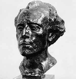Busto de Mahler por Rodin